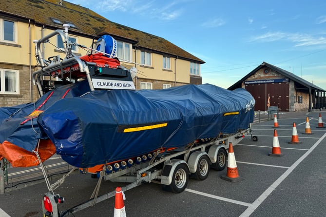 Teignmouth RNLI's new lifeboat Claude and Kath has arrived