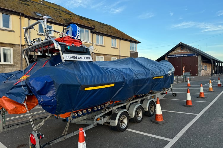 Teignmouth RNLI's new lifeboat Claude and Kath has arrived