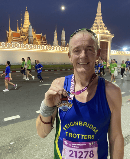 Chris Andrews attacks Bangkok half-marathon