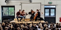 Pupils enjoy workshop with renowned quartet