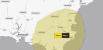 Heavy rain forecast as Met Office issue warning 