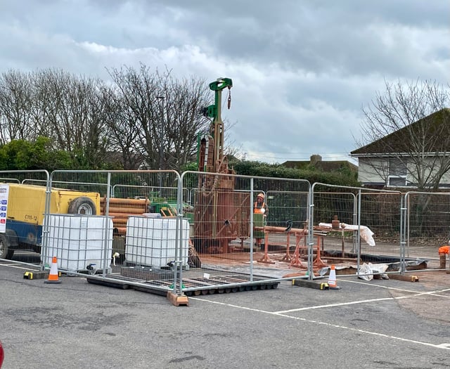 Prep work starts on Dawlish water project