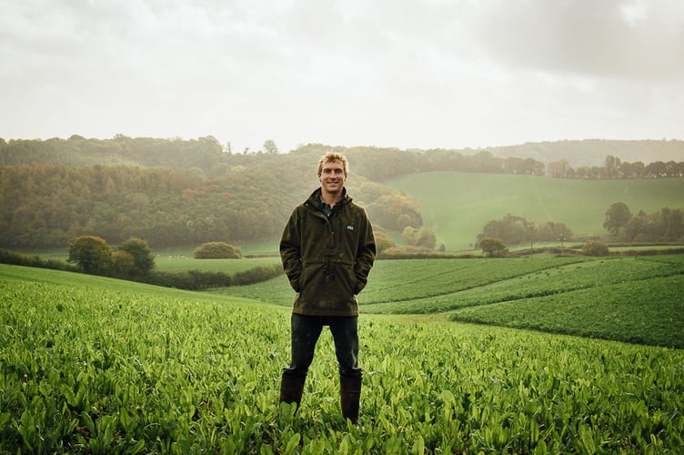 Devon farmer Chris Berry