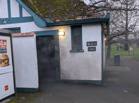 Black smoke seen coming from public toilets 