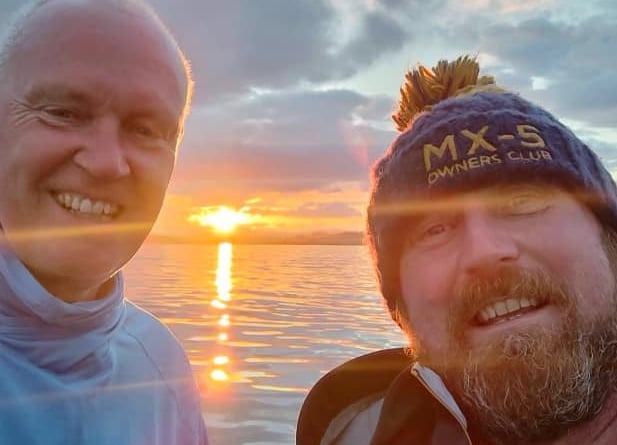 Oar Mighty Mates Andy Purvis and Tim Cox are close to competing the World's Toughest row across the Atlantic Ocean.