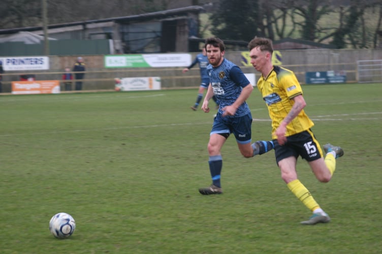 Buckland Athletic midfielder Will Hall