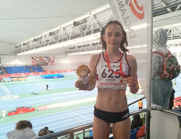 Olivia Steer after her Sheffield success