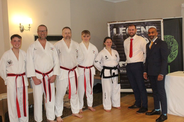 Newton Abbot martial artists earn black belts