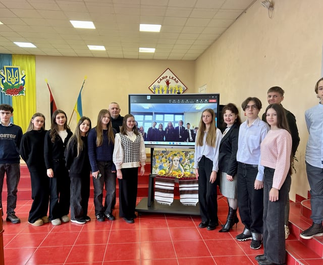 School's partnership with Ukraine flourishing