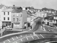 The junction of Higher Brook St and Orchard Gardens in Teignmouth at the first phase of the dual carriageway (Photo: The Wilson Archive)