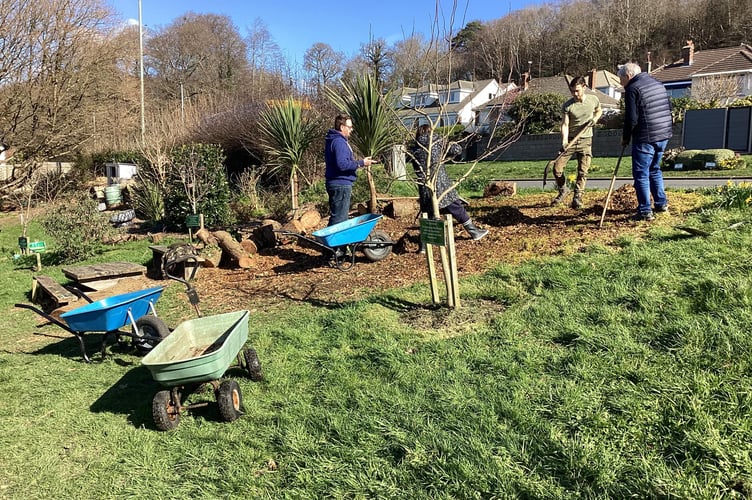 Kingskerswell Action Group volunteers work hard to keep the village looking good